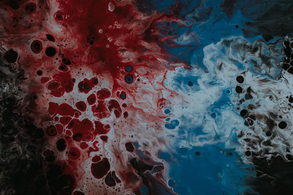 Abstract painting, foto by Pawel Czerwinski